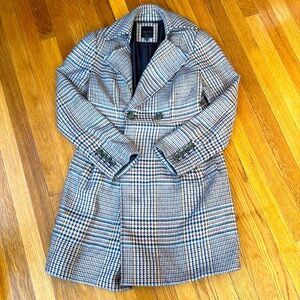 Plaid fall coat